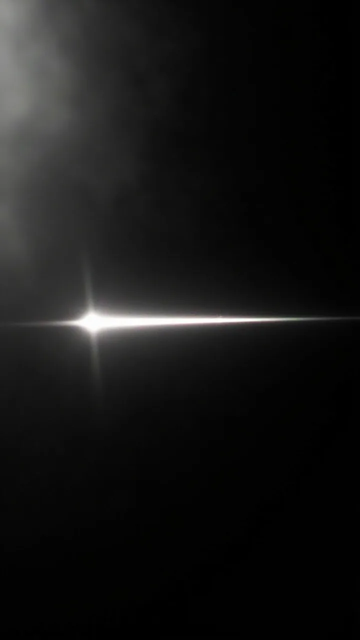 A glowing video-timeline scrubber graphic on a dark screen.